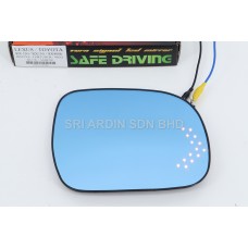 Lexus RX330 / Toyota Harrier / Fortuner / Innova / Hilux Vigo 04-06 Blue Side Mirror w LED Signal 